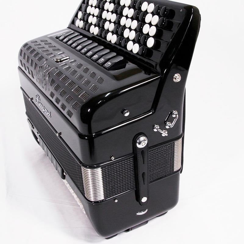 [Early_Bird_Special_Sale]_351CH_BK_(10%_OFF_Time_Sale_-_Until_10_20)_HMML_BUGARI_Bugari_Medium-Sized_Button_Chromatic_Accordion_Italy_Black_08