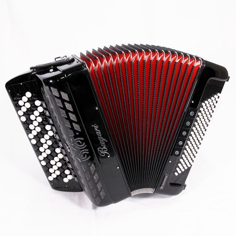 [Early_Bird_Special_Sale]_351CH_BK_(10%_OFF_Time_Sale_-_Until_10_20)_HMML_BUGARI_Bugari_Medium-Sized_Button_Chromatic_Accordion_Italy_Black_09