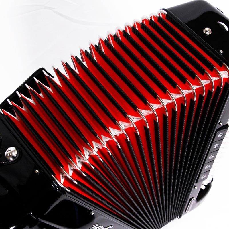 [Early_Bird_Special_Sale]_351CH_BK_(10%_OFF_Time_Sale_-_Until_10_20)_HMML_BUGARI_Bugari_Medium-Sized_Button_Chromatic_Accordion_Italy_Black_10
