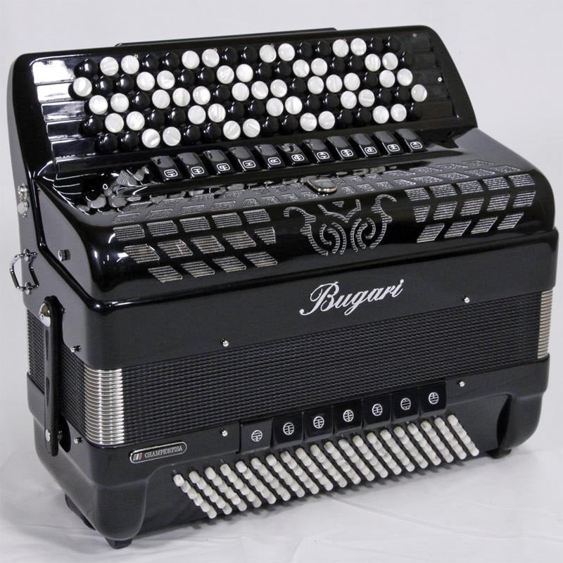 [Early_Bird_Special_Sale]_440CH_BK_(Time_Sale_10%_OFF_-_Until_10_20)_HMML_BUGARI_Bugari_Large_Button_Chromatic_Accordion_Italy_Black_01