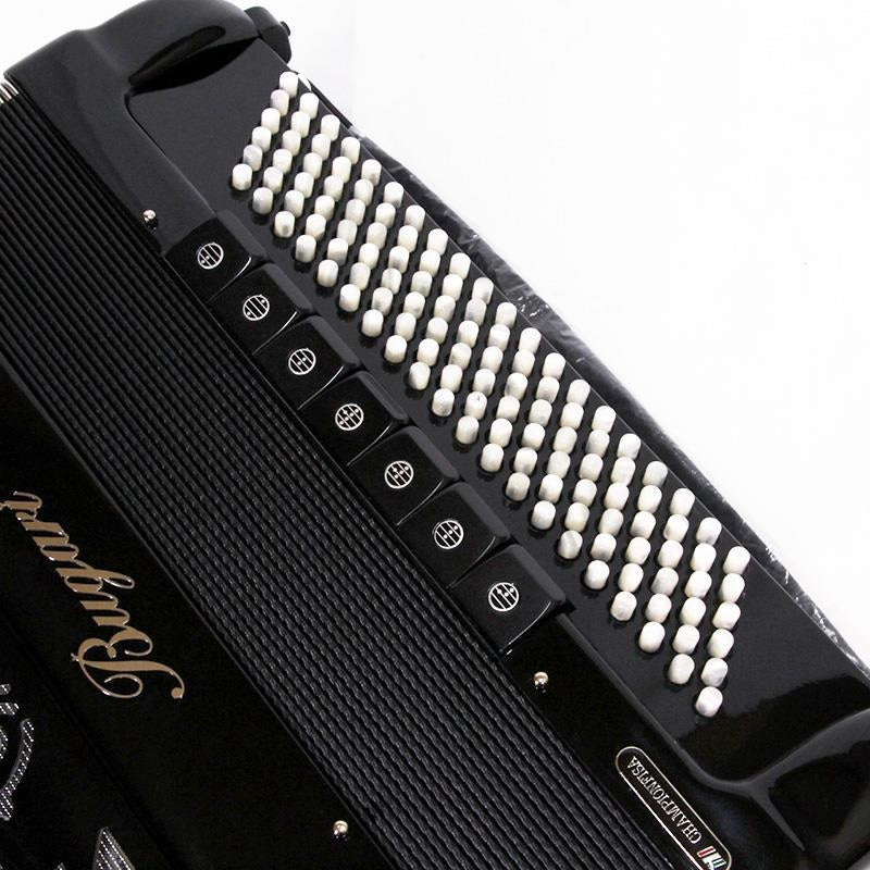 [Early_Bird_Special_Sale]_440CH_BK_(Time_Sale_10%_OFF_-_Until_10_20)_HMML_BUGARI_Bugari_Large_Button_Chromatic_Accordion_Italy_Black_04