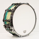 [Ikebe_Musical_Instrument_50th_Anniversary_Model]_SQ2_System_Snare_Drum_-_Maple_Vintage_14x6_-_Blue_Burst_on_Scandinavian_Birch_06