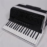 New_Parrot_37K96BS_PW_Pearl_White，_Japan_Limited_Edition_Accordion，_37_Keys，_96_Bass，_MML_3-Row_Set，_Piano_Style，_Parrot_02