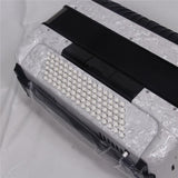 New_Parrot_37K96BS_PW_Pearl_White，_Japan_Limited_Edition_Accordion，_37_Keys，_96_Bass，_MML_3-Row_Set，_Piano_Style，_Parrot_05