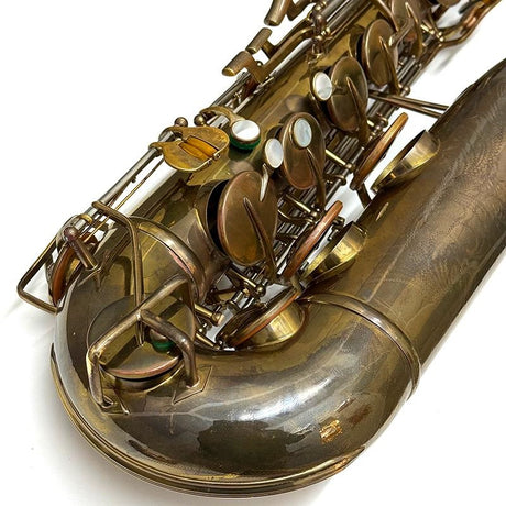 Vintage_Tenor_Saxophone_1951's_Buescher_400_Top_Hat_&_Cane_Relacquered_#351xx3_[Shipped_after_adjustment_&_setup]_[Free_key_balance_adjustment_for_5_years]_04
