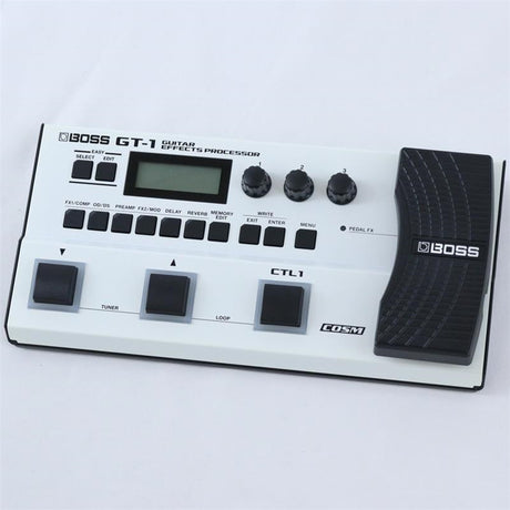 USED_​​GT-1_Limited_White_(BOSS)_Multi-effects_Pedal_Amp_Simulator_[S_N_Z6R0572]_01