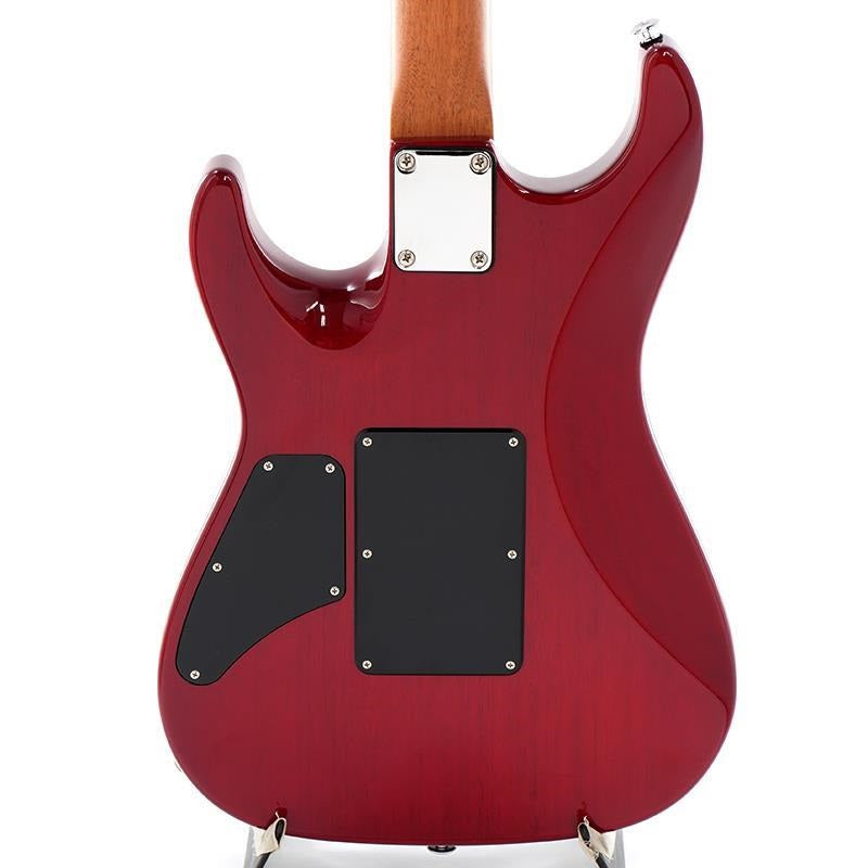 USED_​​Custom_Series_Standard_HS_FRT_Mahogany_Body_&_Neck_(Trans_Red_Pau_Ferro)_[SN__17100]_03