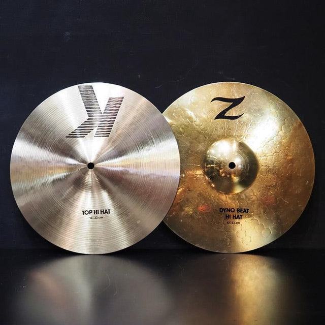 USED_​​80's~90's_K_Z_HiHat_13_Pair_[Top_766g_Bottom_1496g]_01