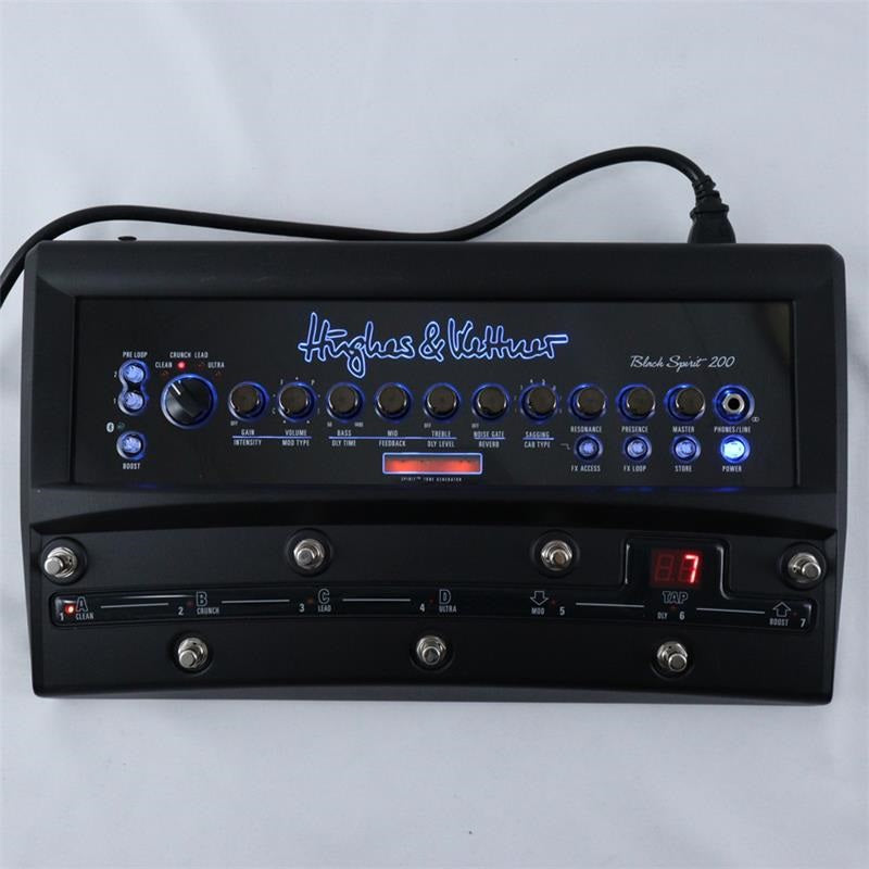 USED_​​BLACK_SPIRIT_200_FLOOR_[HUK-BS200_F]_(Hughes_&_Kettner)_Amplifier_Simulator_02