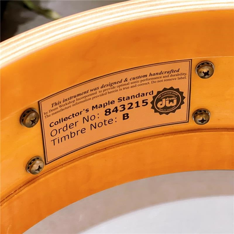 USED_​​DRSO0514SSC104_[Collector's_Pure_Maple_Standard_Shell_14x5___Amber_Satin_Oil]_07