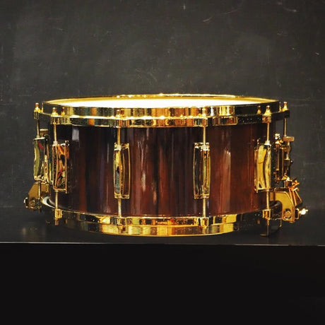 USED_​​YAMAHA_100TH_Limited_Centennial_Edition_Recording_Custom_Special_''Ciricote''Snare_Drum_14×6_5_[SD165CG_Made_In_Japan]_02