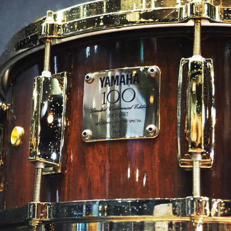 USED_​​YAMAHA_100TH_Limited_Centennial_Edition_Recording_Custom_Special_''Ciricote''Snare_Drum_14×6_5_[SD165CG_Made_In_Japan]_03