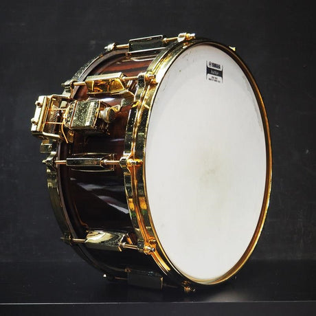 USED_​​YAMAHA_100TH_Limited_Centennial_Edition_Recording_Custom_Special_''Ciricote''Snare_Drum_14×6_5_[SD165CG_Made_In_Japan]_04