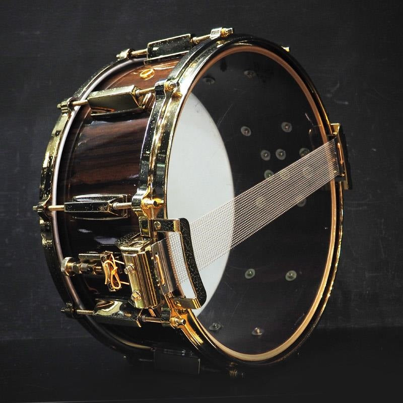 USED_​​YAMAHA_100TH_Limited_Centennial_Edition_Recording_Custom_Special_''Ciricote''Snare_Drum_14×6_5_[SD165CG_Made_In_Japan]_05