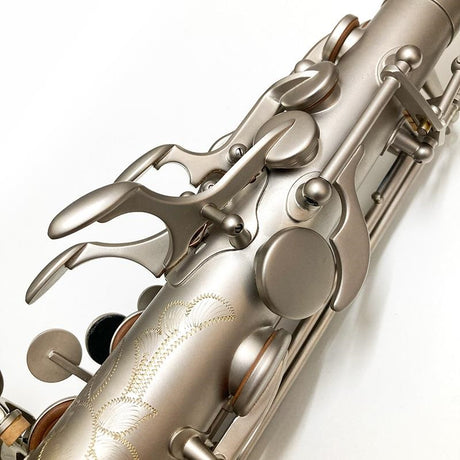 [Slightly_Damaged_-_Special_Price!!]_[35th_Anniversary_Limited_Edition_Model]_Alto_Saxophone_Antigua_Power_Bell_Series__Classic_Nickel_Finish__AS4248-35TH_CN_[Shipped_after_adjustment_&_setup]_[5_years_of_free_key_balance_adjustment]_04