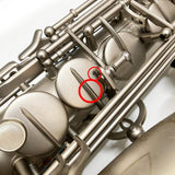 [Slightly_Damaged_-_Special_Price!!]_[35th_Anniversary_Limited_Edition_Model]_Alto_Saxophone_Antigua_Power_Bell_Series__Classic_Nickel_Finish__AS4248-35TH_CN_[Shipped_after_adjustment_&_setup]_[5_years_of_free_key_balance_adjustment]_05