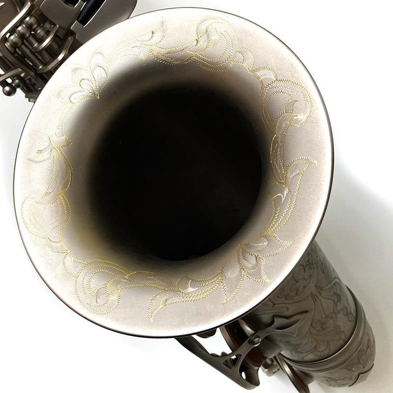 [Slightly_Damaged_-_Special_Price!!]_[35th_Anniversary_Limited_Edition_Model]_Alto_Saxophone_Antigua_Power_Bell_Series__Classic_Nickel_Finish__AS4248-35TH_CN_[Shipped_after_adjustment_&_setup]_[5_years_of_free_key_balance_adjustment]_11