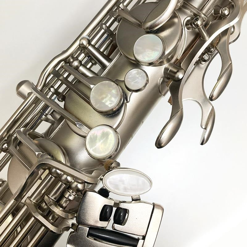 [Slightly_Damaged_-_Special_Price!!]_[35th_Anniversary_Limited_Edition_Model]_Antigua_Power_Bell_Series_Tenor_Saxophone__Classic_Nickel_Finish__TS4248-35TH_CN_[Shipped_after_adjustment_&_setup]_[5_Years_of_Free_Key_Balance_Adjustment]_03