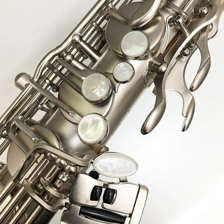 [Slightly_Damaged_-_Special_Price!!]_[35th_Anniversary_Limited_Edition_Model]_Antigua_Power_Bell_Series_Tenor_Saxophone__Classic_Nickel_Finish__TS4248-35TH_CN_[Shipped_after_adjustment_&_setup]_[5_Years_of_Free_Key_Balance_Adjustment]_03