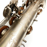 [Slightly_Damaged_-_Special_Price!!]_[35th_Anniversary_Limited_Edition_Model]_Antigua_Power_Bell_Series_Tenor_Saxophone__Classic_Nickel_Finish__TS4248-35TH_CN_[Shipped_after_adjustment_&_setup]_[5_Years_of_Free_Key_Balance_Adjustment]_04