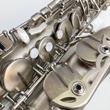 [Slightly_Damaged_-_Special_Price!!]_[35th_Anniversary_Limited_Edition_Model]_Antigua_Power_Bell_Series_Tenor_Saxophone__Classic_Nickel_Finish__TS4248-35TH_CN_[Shipped_after_adjustment_&_setup]_[5_Years_of_Free_Key_Balance_Adjustment]_05