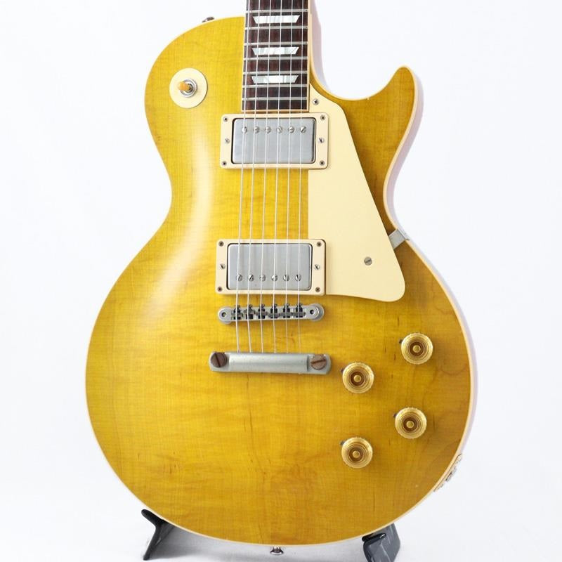 USED_​​Custom_Shop_1958_Les_Paul_Standard_Reissue_HRM_Aged_Hand_Selected_(Green_Lemon)_[SN_871143]_Gibson_01