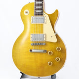 USED_​​Custom_Shop_1958_Les_Paul_Standard_Reissue_HRM_Aged_Hand_Selected_(Green_Lemon)_[SN_871143]_Gibson_01