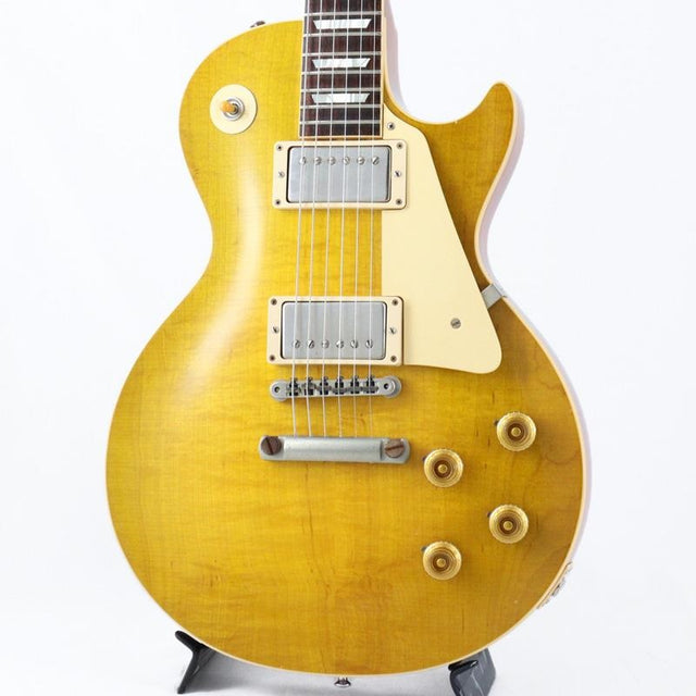 USED_​​Custom_Shop_1958_Les_Paul_Standard_Reissue_HRM_Aged_Hand_Selected_(Green_Lemon)_[SN_871143]_Gibson_01