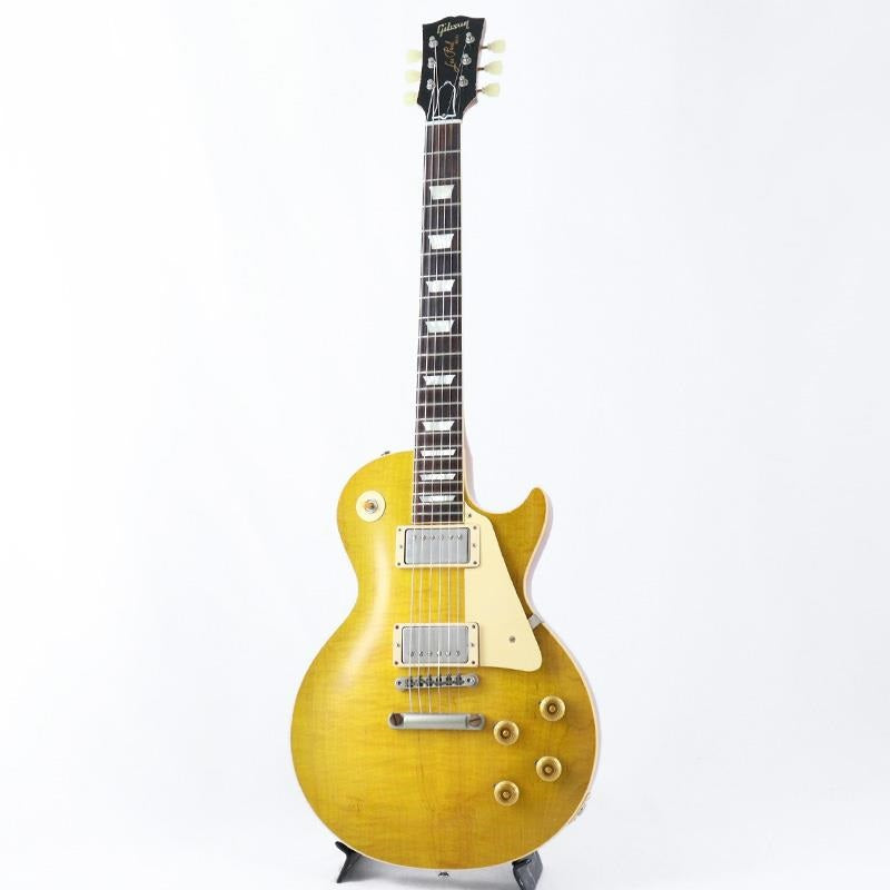 USED_​​Custom_Shop_1958_Les_Paul_Standard_Reissue_HRM_Aged_Hand_Selected_(Green_Lemon)_[SN_871143]_Gibson_02