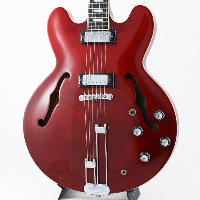USED_​​Epiphone_Riviera_(Cherry_Red)_[SN_R04H0484]_01