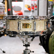 USED_​​8-ply_Maple_Snare_Drum_14x5_-_Vintage_White_Marine_Pearl_Wrap_01
