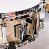 USED_​​8-ply_Maple_Snare_Drum_14x5_-_Vintage_White_Marine_Pearl_Wrap_02