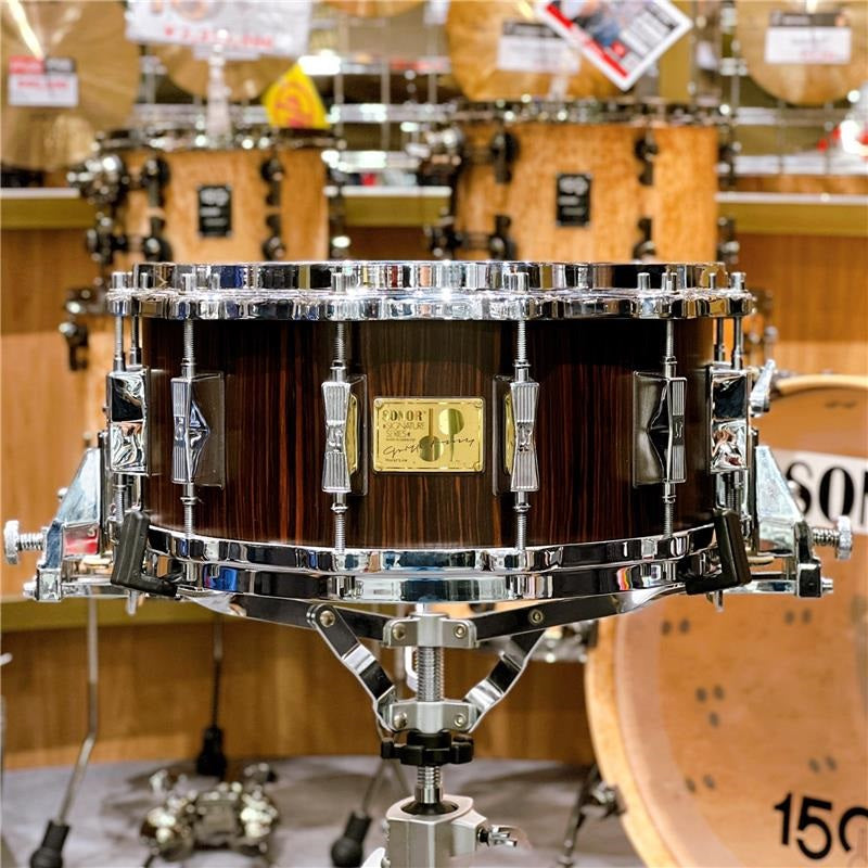 USED_​​HLD581-EB_[Horst_Link_Signature_Heavy_Beech_Snare_Drum___14×6_5][Makassar_Ebony]_01