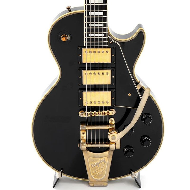 USED_​​1957_Les_Paul_Custom_Reissue_3-Pickup_Bigsby_(Ebony)_2006_[SN__7_6561]_01