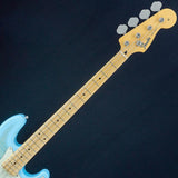 USED_​​2024_Collection_Hybrid_II_Jazz_Bass_Flame_Maple_Top_(Celeste_Blue)_05