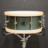 MO-1465WH_[MO_Snare_Drum_14''×6_5''_w_Wood_Hoop_-_Black_Olive_Oil]_[Manufacturer_discontinued_-_Last_stock!]_01