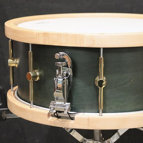 MO-1465WH_[MO_Snare_Drum_14''×6_5''_w_Wood_Hoop_-_Black_Olive_Oil]_[Manufacturer_discontinued_-_Last_stock!]_03