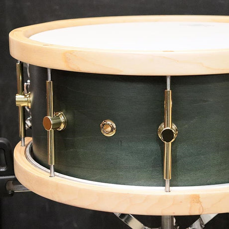 MO-1465WH_[MO_Snare_Drum_14''×6_5''_w_Wood_Hoop_-_Black_Olive_Oil]_[Manufacturer_discontinued_-_Last_stock!]_04