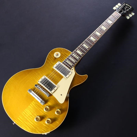 USED_​​Historic_Collection_1958_Les_Paul_Standard_Reissue_Chambered_VOS_(Green_Lemon_Fade)_#8_9574_02