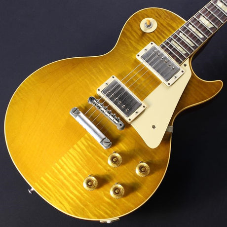 USED_​​Historic_Collection_1958_Les_Paul_Standard_Reissue_Chambered_VOS_(Green_Lemon_Fade)_#8_9574_03