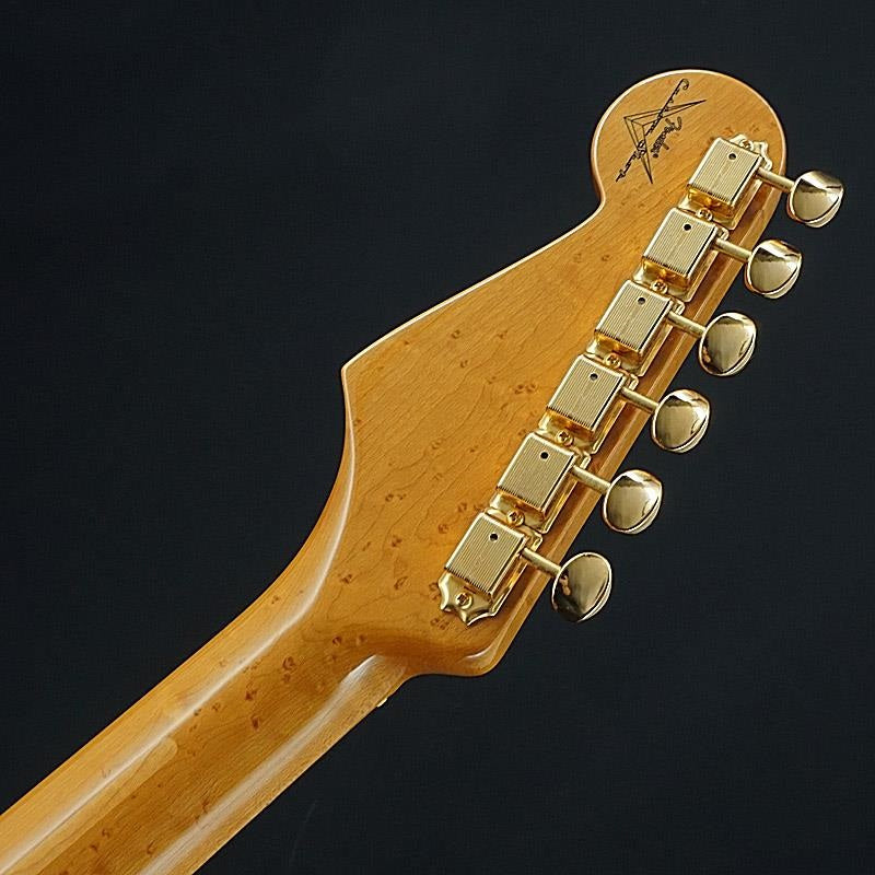 USED_​​2016_Limited_Model_Spalted_Maple_Artisan_Stratocaster_Natural_with_Gold_Anodized_Pickguard_[SN_CZ525592]_Fender_08