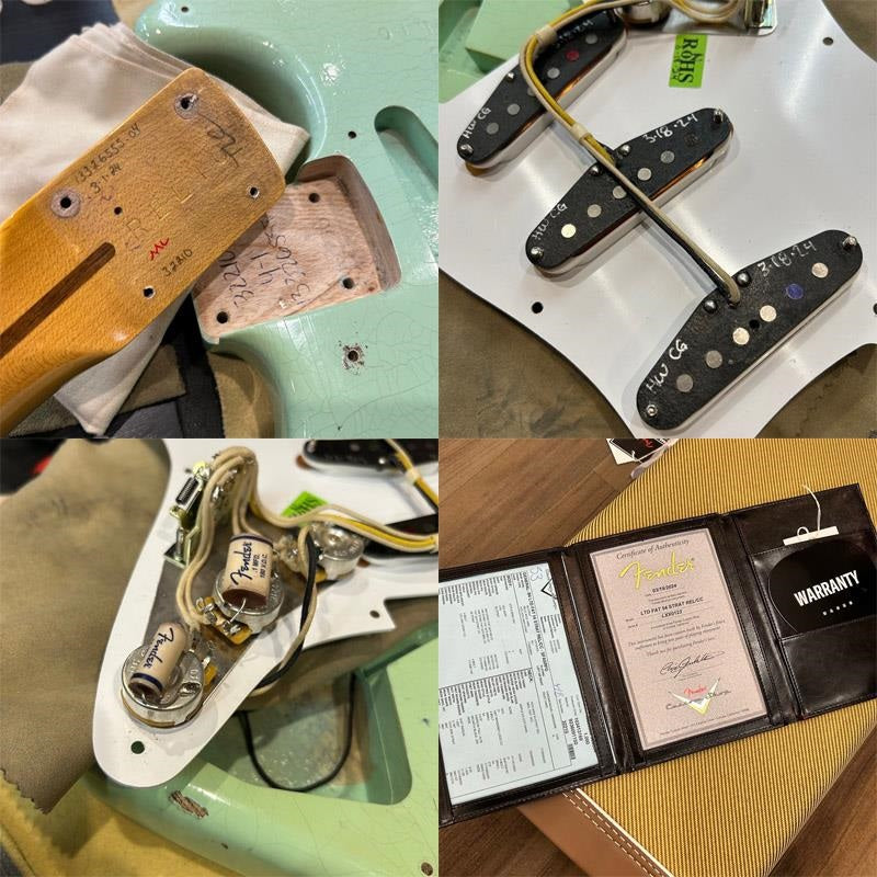 USED_​​2024_Limited_Fat_1954_Stratocaster_Relic_w_Closet_Classic_Hardware_(Super_Faded_Aged_Surf_Green)_[SN_LXX0123]_Fender_11