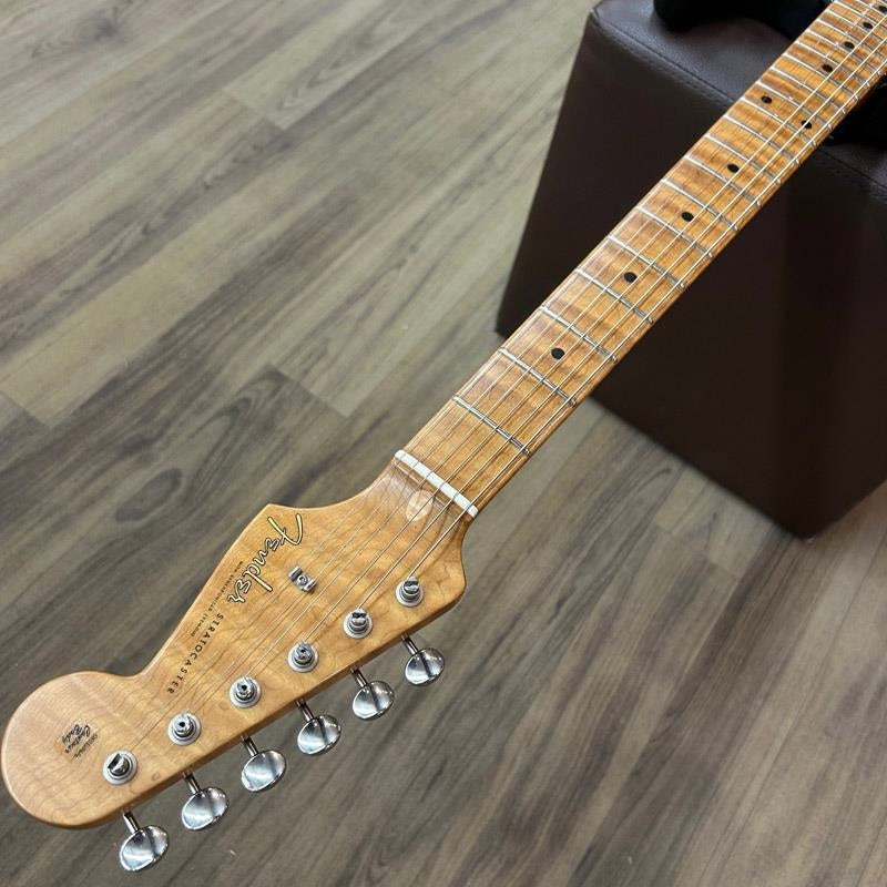 USED_​​IKEBE_40th_Anniversary_TBC_1958_Stratocaster_NOS_Roasted_Maple_Neck_(Black)_[SN_CZ524167]_Fender_09