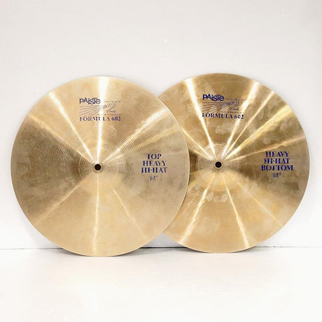 VINTAGE_1980's_Formula_602_Heavy_Hihat_14''_pair_[1060g_1105g]_01