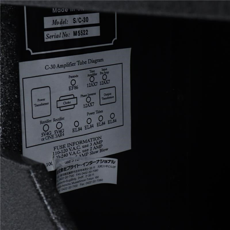 USED_​​Matchless_SC-30_112Combo_(Sparkle_Grey)_[SN_M5522]_08
