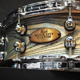 USED_​​MCCA1450S_C_#1011_Music_City_Custom_-USA_Solid_Ash_Shell_Snare_Drums_14×5_[Hand-rubbed_Lightning_Blue_Finish]_03