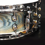 USED_​​MCCA1450S_C_#1011_Music_City_Custom_-USA_Solid_Ash_Shell_Snare_Drums_14×5_[Hand-rubbed_Lightning_Blue_Finish]_06
