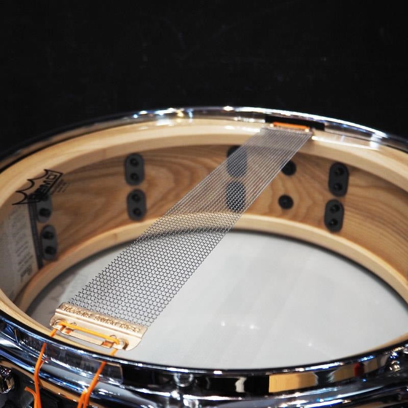 USED_​​MCCA1450S_C_#1011_Music_City_Custom_-USA_Solid_Ash_Shell_Snare_Drums_14×5_[Hand-rubbed_Lightning_Blue_Finish]_08