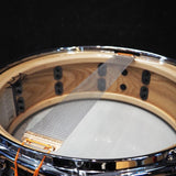 USED_​​MCCA1450S_C_#1011_Music_City_Custom_-USA_Solid_Ash_Shell_Snare_Drums_14×5_[Hand-rubbed_Lightning_Blue_Finish]_08
