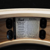 USED_​​MCCA1450S_C_#1011_Music_City_Custom_-USA_Solid_Ash_Shell_Snare_Drums_14×5_[Hand-rubbed_Lightning_Blue_Finish]_11